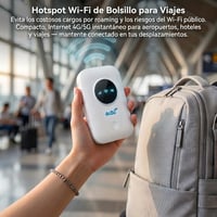 Generic 5G hordozható WiFi router, 2100 mAh, 14 h üzemidő, 10 eszköz 5