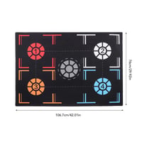 Generička prostirka za košarkaški trening, protuklizna, 76x106,7 cm 2