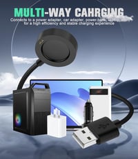 Generic Mágneses Töltőkábel Xiaomi Watch 2/2 Pro/S2/S3/H1 Okosórákhoz - 1m USB-A Csatlakozó, Túlfeszültség Elleni Védelem, Fekete 6