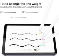 Univerzálne dotykové pero pre iPad a tablet – vysoká citlivosť a presný stylus, biele 2