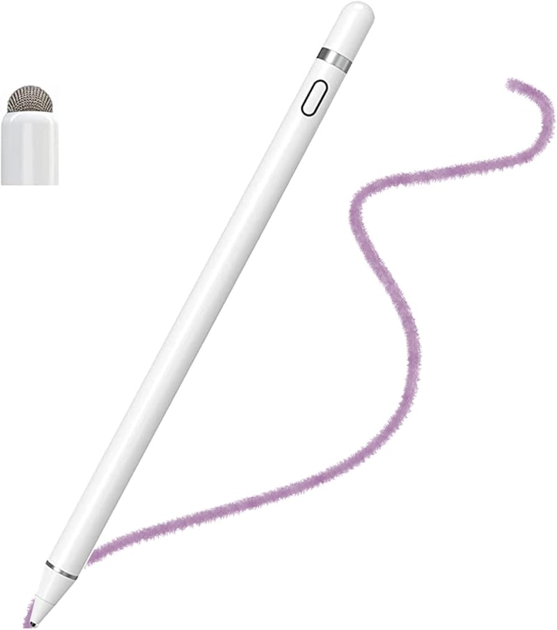 Univerzálne dotykové pero pre iPad a tablet – vysoká citlivosť a presný stylus, biele