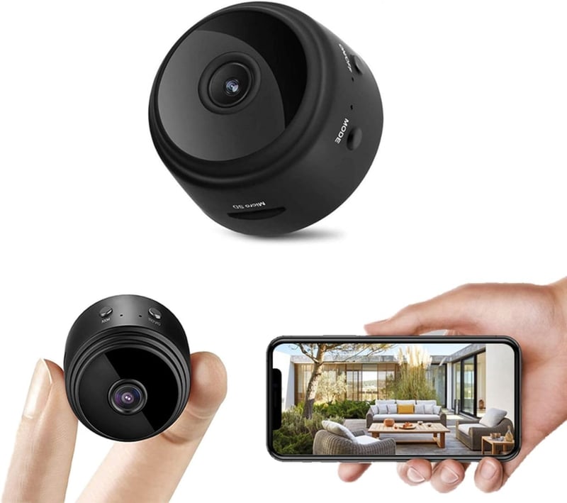 Generico Mini Wifi Biztonsági Kamera 1080P Mozgásérzékelős Rejtett Megfigyelő