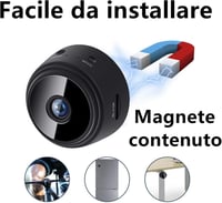 Generico Mini Wifi Biztonsági Kamera 1080P Mozgásérzékelős Rejtett Megfigyelő 4