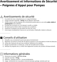 Générique Liegestützgriffe Ergonomikus Fekete-Narancs Erőedzés Edzésgrip 2