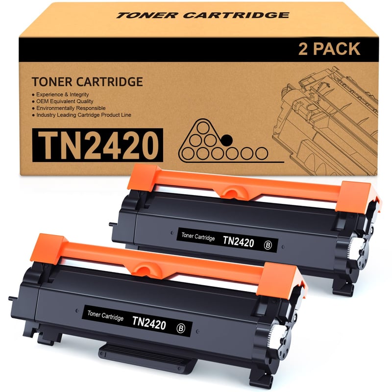 Kompatibilný čierny toner Brother TN-2420, generický – 2 ks