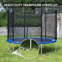 Set ancore tip U pentru fixare în sol, oțel inoxidabil, 20 cm - 8 buc. 6