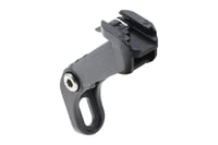 Suport generic pentru far de bicicletă pe furcă - Montură din plastic cu sistem de fixare rapidă pentru MTB, biciclete electrice și cursiere 4