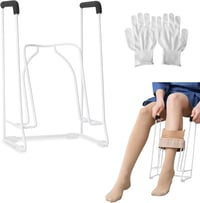 Încălțător de pantofi Generisch pentru ciorapi compresivi, pentru gambe groase sub 45 cm, alb 1