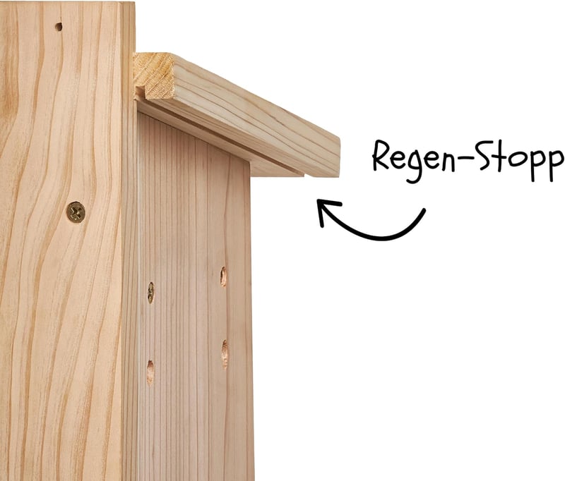 Generisch Madárház Blink Kamerához - Fa Nesting Box Macskavédelem