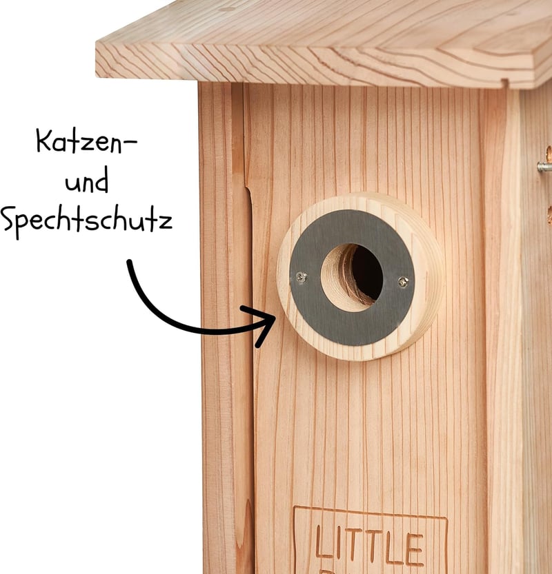 Generisch Madárház Blink Kamerához - Fa Nesting Box Macskavédelem