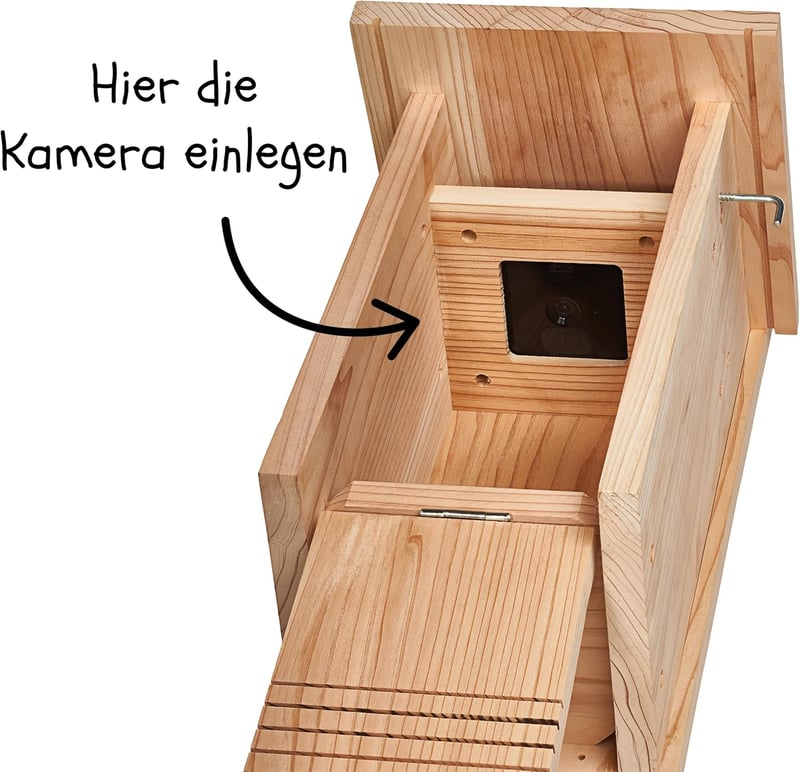 Generisch Madárház Blink Kamerához - Fa Nesting Box Macskavédelem