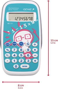 Genie BT11 matematikatanuló kalkulátor 300 000 feladattal 3