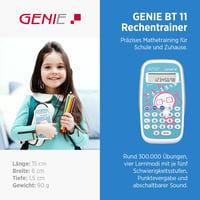 Genie BT11 matematikatanuló kalkulátor 300 000 feladattal 2