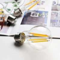 Genixgreen E27 Dimmelhető LED Izzó, 9W 1200 Lumen, 2700K Meleg Fehér, 100W Egyenértékű, Filament Technológia, Csillárba, Fali és Mennyezeti  7