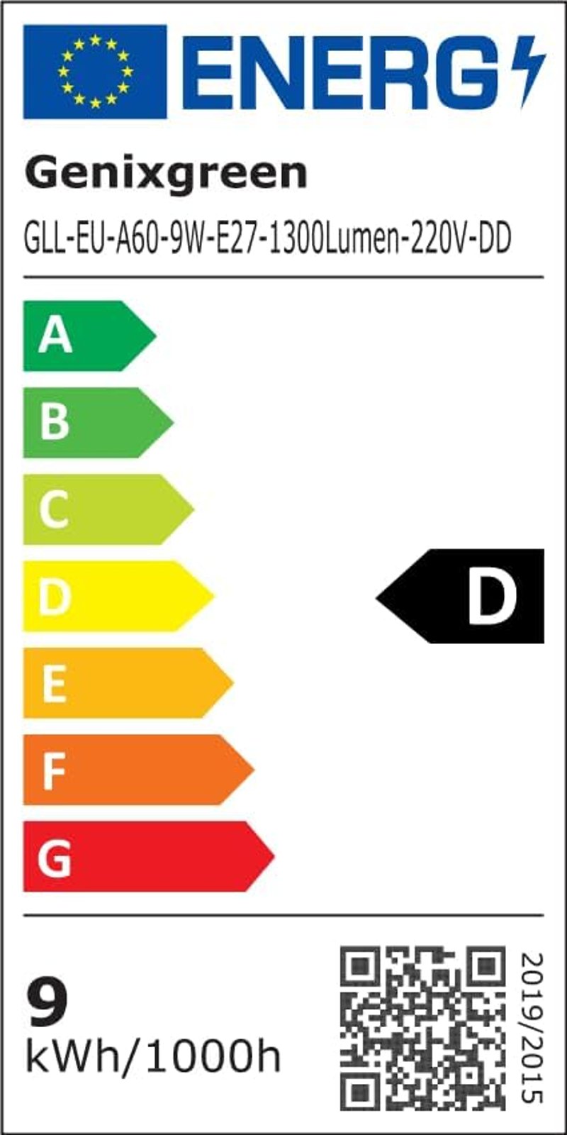 Genixgreen E27 Dimmelhető LED Izzó, 9W 1200 Lumen, 2700K Meleg Fehér, 100W Egyenértékű, Filament Technológia, Csillárba, Fali és Mennyezeti 
