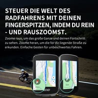 Ciclocomputer GPS GEOID CC700 Pro cu ecran tactil color de 2,8 inchi - Vitezometru wireless cu navigație pe hartă, ANT+ și Bluetooth, rezistent la apă IPX7, autonomie baterie 15-25 ore 4