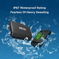 Monitor cardiac GEOID HS800 pentru braț și încheietură, Bluetooth și ANT+, rezistent la apă IP67, pentru sport 5