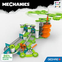Geomag Mechanics Gravity Elevator Circuit Magnetická stavebnica pre deti – Náučná hračka s magnetickými dielikmi – 207-dielna súprava 4