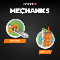 Geomag Mechanics Gravity Elevator Circuit Magnetická stavebnica pre deti – Náučná hračka s magnetickými dielikmi – 207-dielna súprava 3