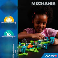 Geomag Mechanics Gravity Elevator Circuit Magnetická stavebnica pre deti – Náučná hračka s magnetickými dielikmi – 207-dielna súprava 8