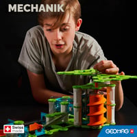 Geomag Mechanics Gravity Elevator Circuit Magnetická stavebnica pre deti – Náučná hračka s magnetickými dielikmi – 207-dielna súprava 5