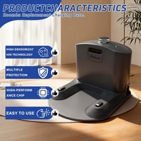 Geoviizon Roomba töltőállomás E5 E6 I1 I3 I7 I8 500-900 sorozat fekete 3