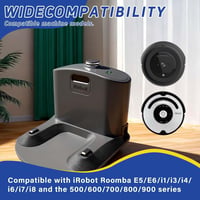 Geoviizon Roomba töltőállomás E5 E6 I1 I3 I7 I8 500-900 sorozat fekete 2