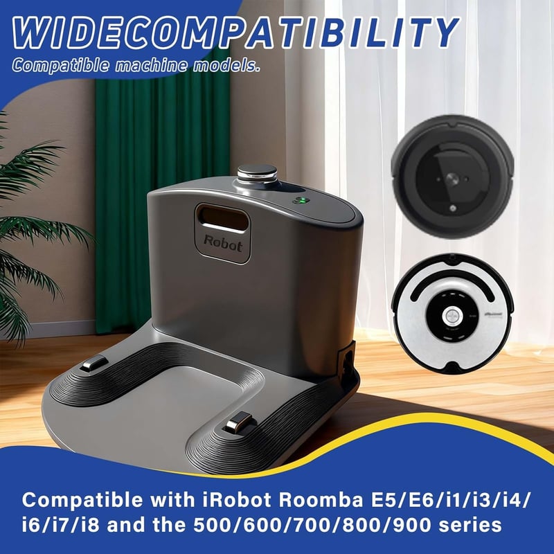 Geoviizon Roomba töltőállomás E5 E6 I1 I3 I7 I8 500-900 sorozat fekete