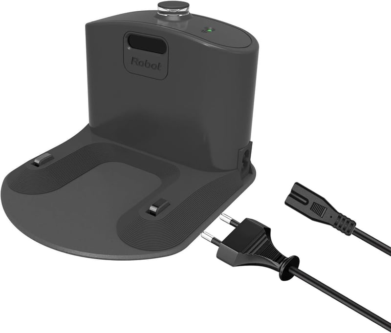 Geoviizon Roomba töltőállomás E5 E6 I1 I3 I7 I8 500-900 sorozat fekete