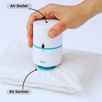 GERMALY Elektromos Vákuum Pumpá Ruha és Paplan Tároláshoz, Hordozható Levegőpumpa Utazáshoz 3