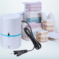 GERMALY Elektromos Vákuum Pumpá Ruha és Paplan Tároláshoz, Hordozható Levegőpumpa Utazáshoz 7