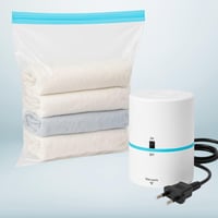 GERMALY Elektromos Vákuum Pumpá Ruha és Paplan Tároláshoz, Hordozható Levegőpumpa Utazáshoz 6
