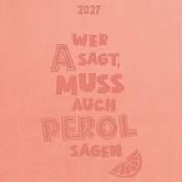 Nemecké vydanie GRAFIK WERKSTATT Das Original diár v koženom vzhľade A6 2027 broskyňový 5