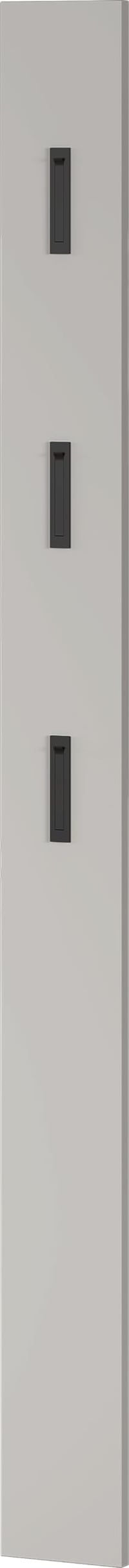 Panou de perete pentru hol Germania Die Möbelmacher 3728-572 în culoarea cașmir, cu 3 cuier metalice rabatabile, 15x170x3 cm 1