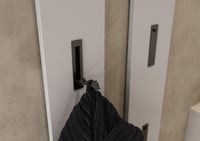 Panou de perete pentru hol Germania Die Möbelmacher 3728-572 în culoarea cașmir, cu 3 cuier metalice rabatabile, 15x170x3 cm 5