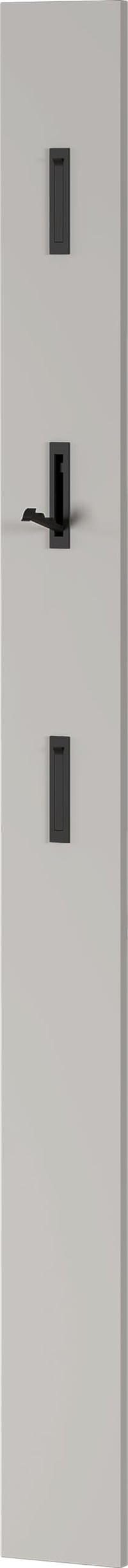Panou de perete pentru hol Germania Die Möbelmacher 3728-572 în culoarea cașmir, cu 3 cuier metalice rabatabile, 15x170x3 cm 3