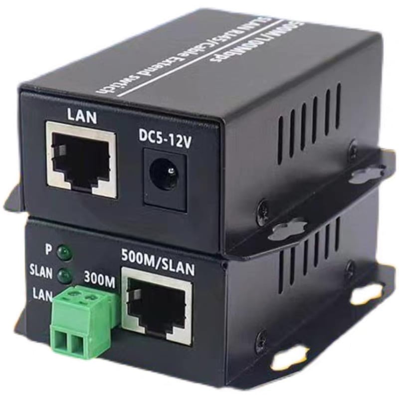 Geroosaty Ethernet twisted pair konvertor RJ45 LAN sieťový zosilňovač signálu extender po krútenej dvojlinke