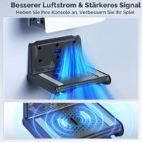 Nástenný držiak Gersker na konzolu PS5/PS5 Slim/PS5 Pro s držiakom na ovládač a slúchadlá, príslušenstvo k PS5, čierny 5
