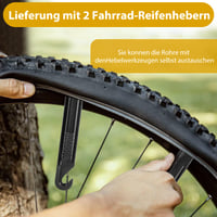 Gesinikad 2 buc. Cameră de aer bicicletă 29x2.125-2.4 AV32 mm ventil Schrader pentru MTB pe disc 4