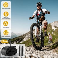 Gesinikad 2 buc. Cameră de aer bicicletă 29x2.125-2.4 AV32 mm ventil Schrader pentru MTB pe disc 2