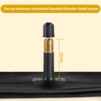 Gesinikad 2 buc. Cameră de aer bicicletă 29x2.125-2.4 AV32 mm ventil Schrader pentru MTB pe disc 5