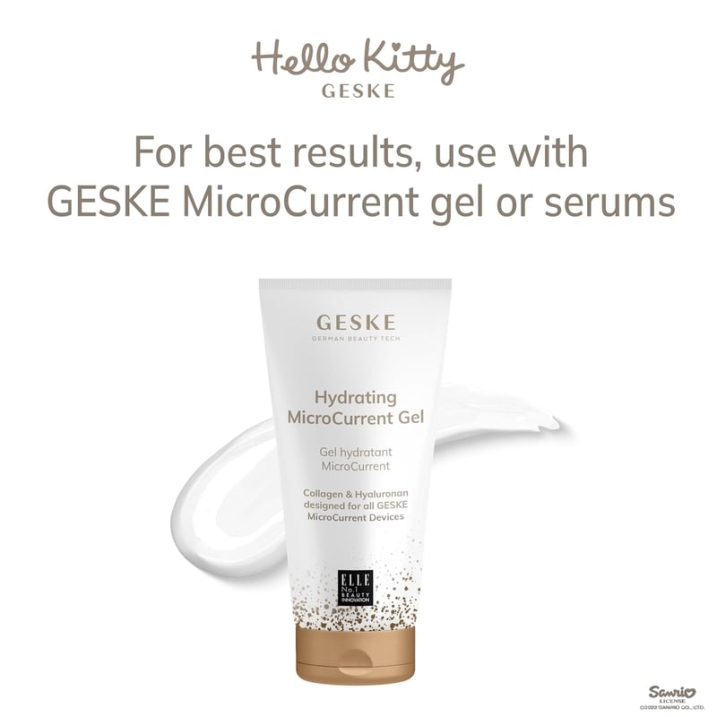 GESKE Hello Kitty 6in1 Microcurrent Arclifting Toll - Ránctalanító Arckezelő Eszköz
