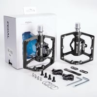 GEWAGE Kerékpár Pedál 9/16" Flat Platform SPD Kompatibilis MTB Országúti BMX 7