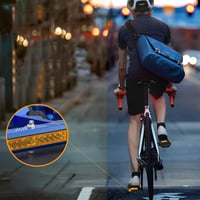 GEWAGE Kerékpár Pedál Fényvisszaverő Csíkokkal - CNC Alumínium Platform, 3 Zárt Csapágy, Csúszásmentes, 9/16" - Országúti, MTB és E-Bike Kom 7