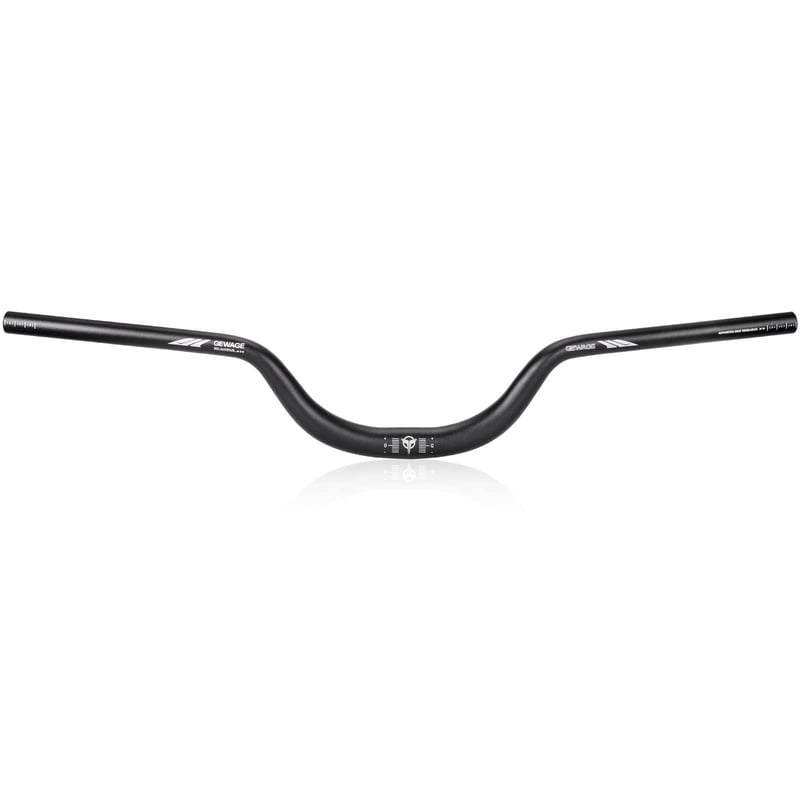 Hliníkové cyklistické riadidlá GEWAGE LX-02 so zvýšením - 780 mm, priemer objímky 31,8 mm