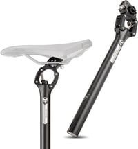 GEWAGE Rugós Nyeregcső - Alumínium Paralelogramma Felfüggesztés MTB és Trekking Kerékpárokhoz - 31,6 mm Átmérő, 350 mm Hossz 1