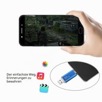 Geweo 2 in 1 USB-C pendrive 128 GB, USB 2.0 - kék 4