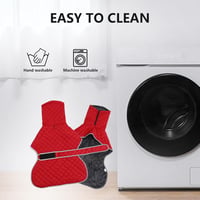 Geyecete téli kutyakabát fleece béléssel, vízálló, szélálló, piros XS 3