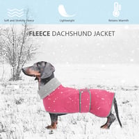 Geyecete Téli Kutyakabát Melegítő Fleece Béléssel Állítható Pántokkal 2