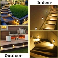 GEYUEYA Home LED lépcsővilágítás mozgásérzékelővel 4db meleg fehér IP65 230V 5